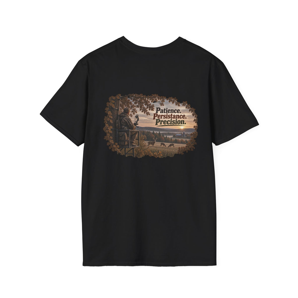Rack & Ridge Antler Logo Tee — Patience. Persistence. Precision.