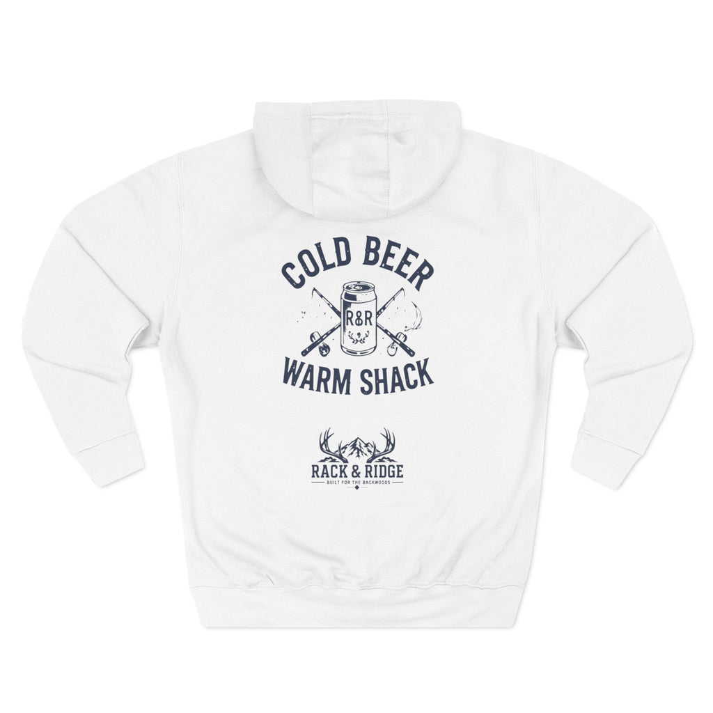"Cold Beer. Warm Shack." | Rack & Ridge Hoodie