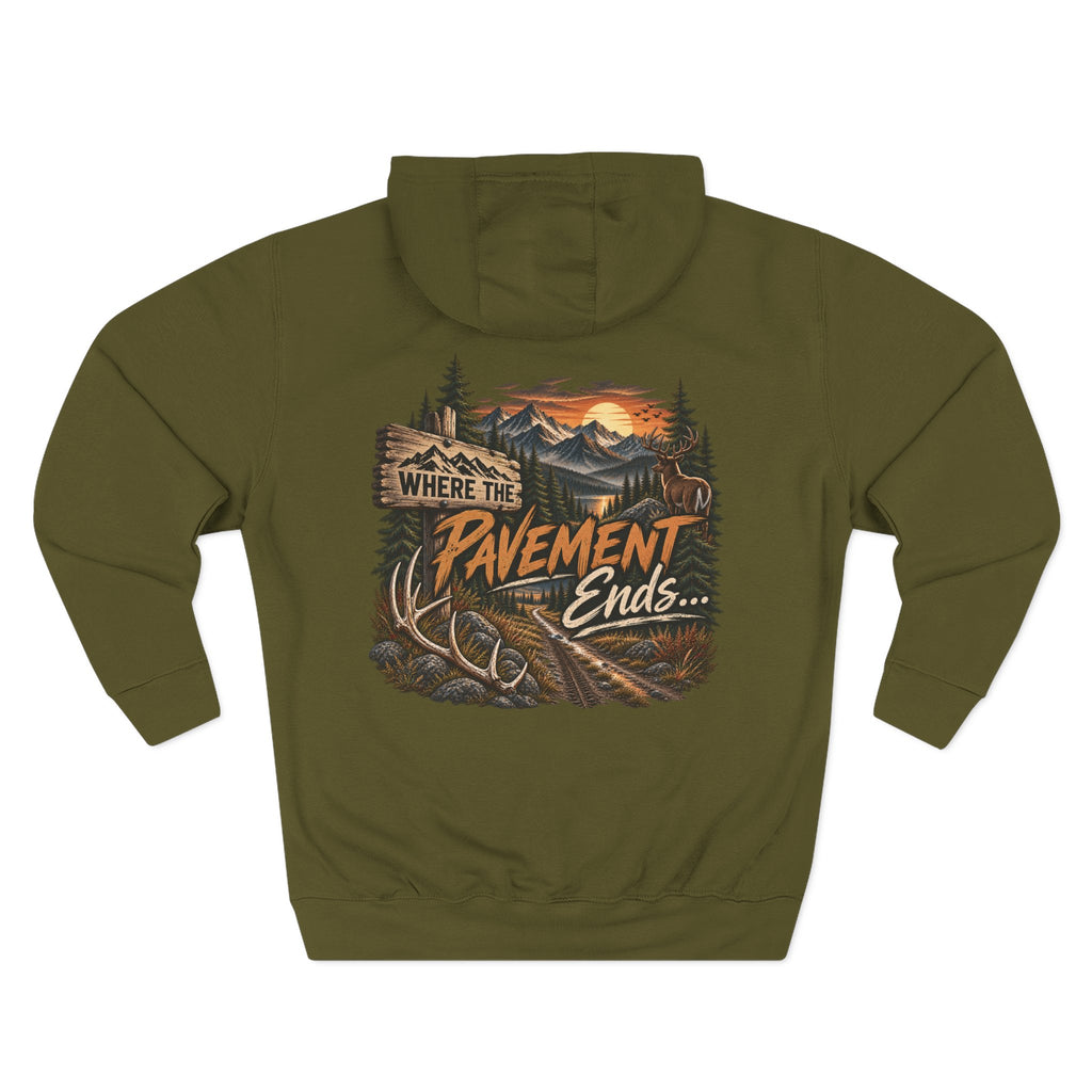 Rack & Ridge | Where the Pavement Ends Hoodie