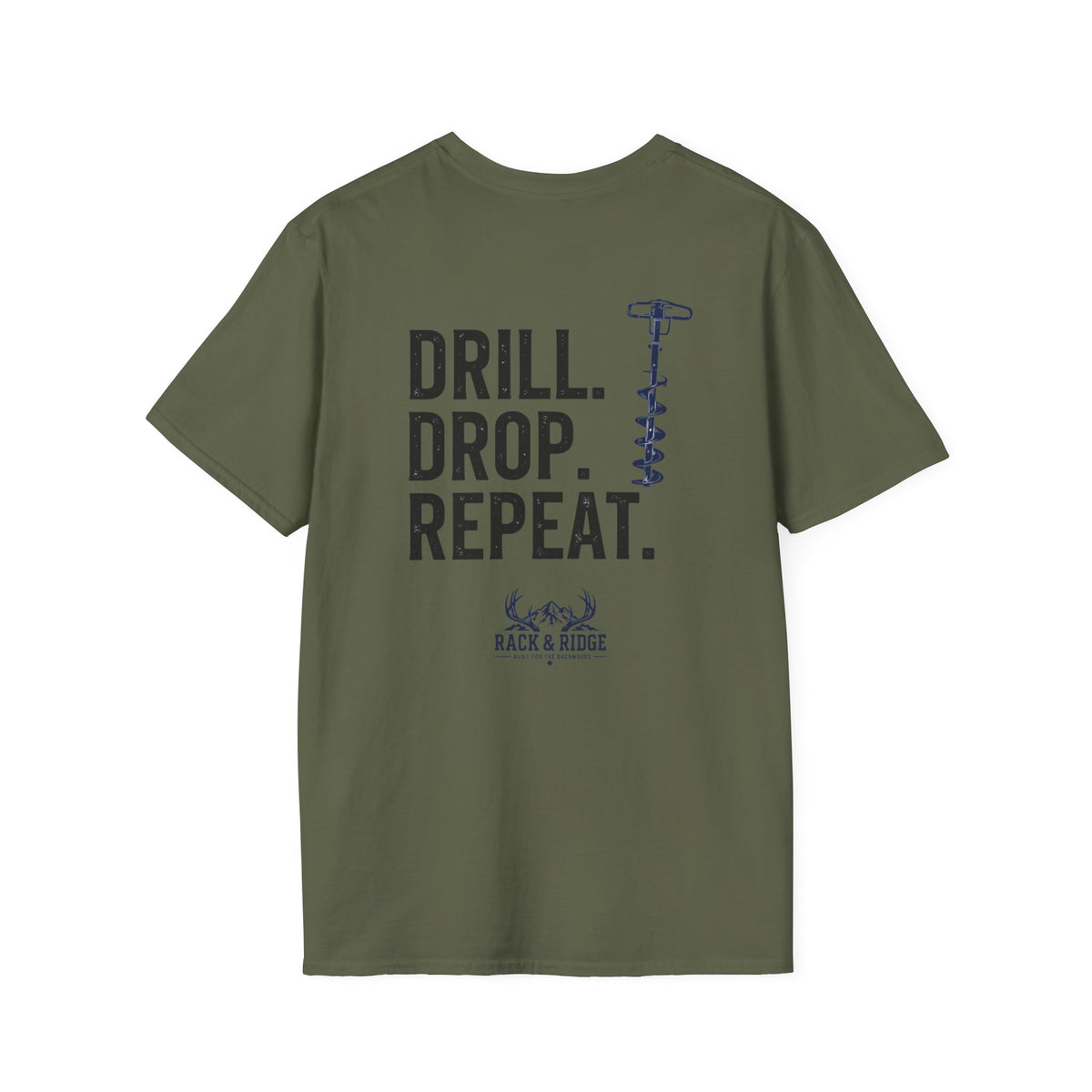 Drill. Drop. Repeat. | Rack & Ridge T-Shirt