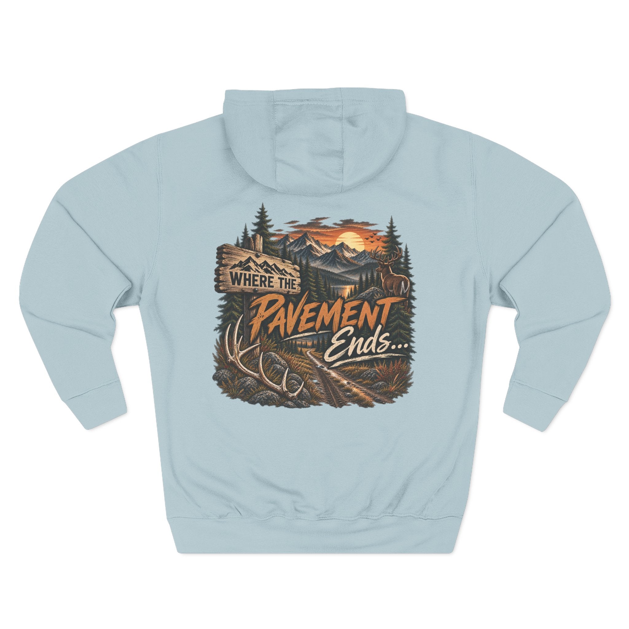 Rack & Ridge | Where the Pavement Ends Hoodie