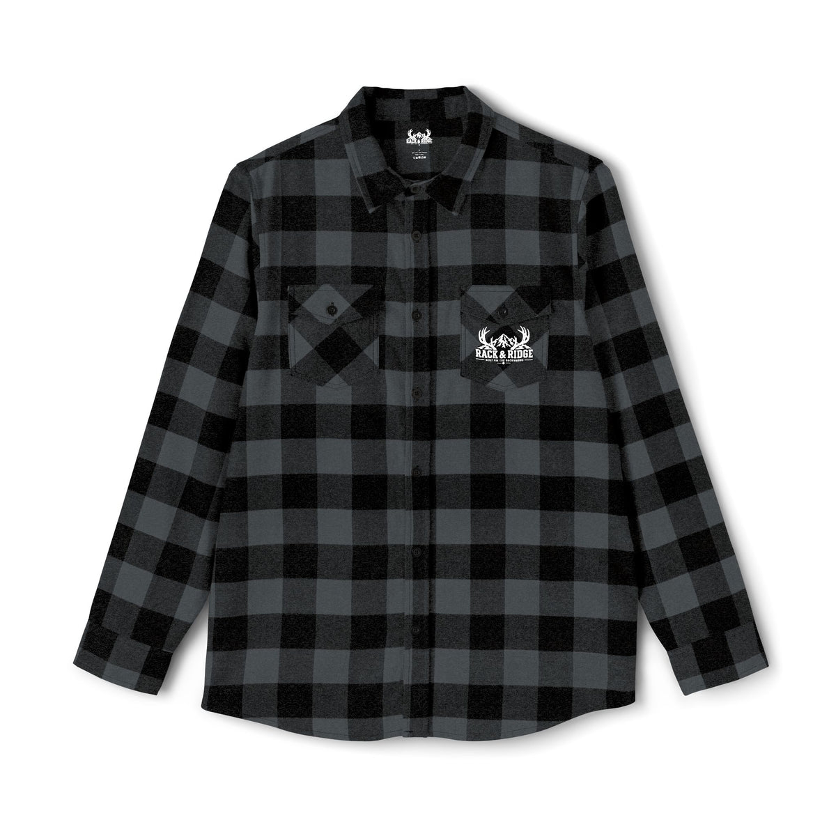 Rack & Ridge Buffalo Plaid Logo Flannel
