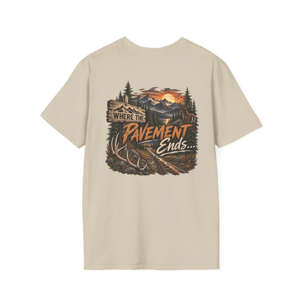 Rack & Ridge | Where the Pavement Ends T-Shirt
