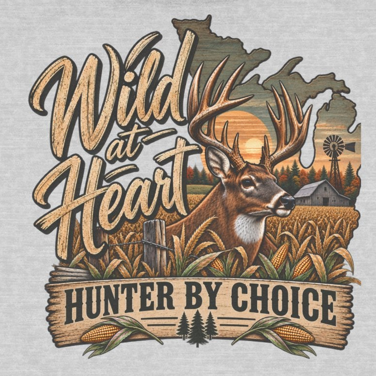 Rack & Ridge | Wild at Heart. Hunter by Choice Hoodie