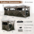 Side-by-Side See-Through Hunting Blinds | 2–6 Person Modular Set