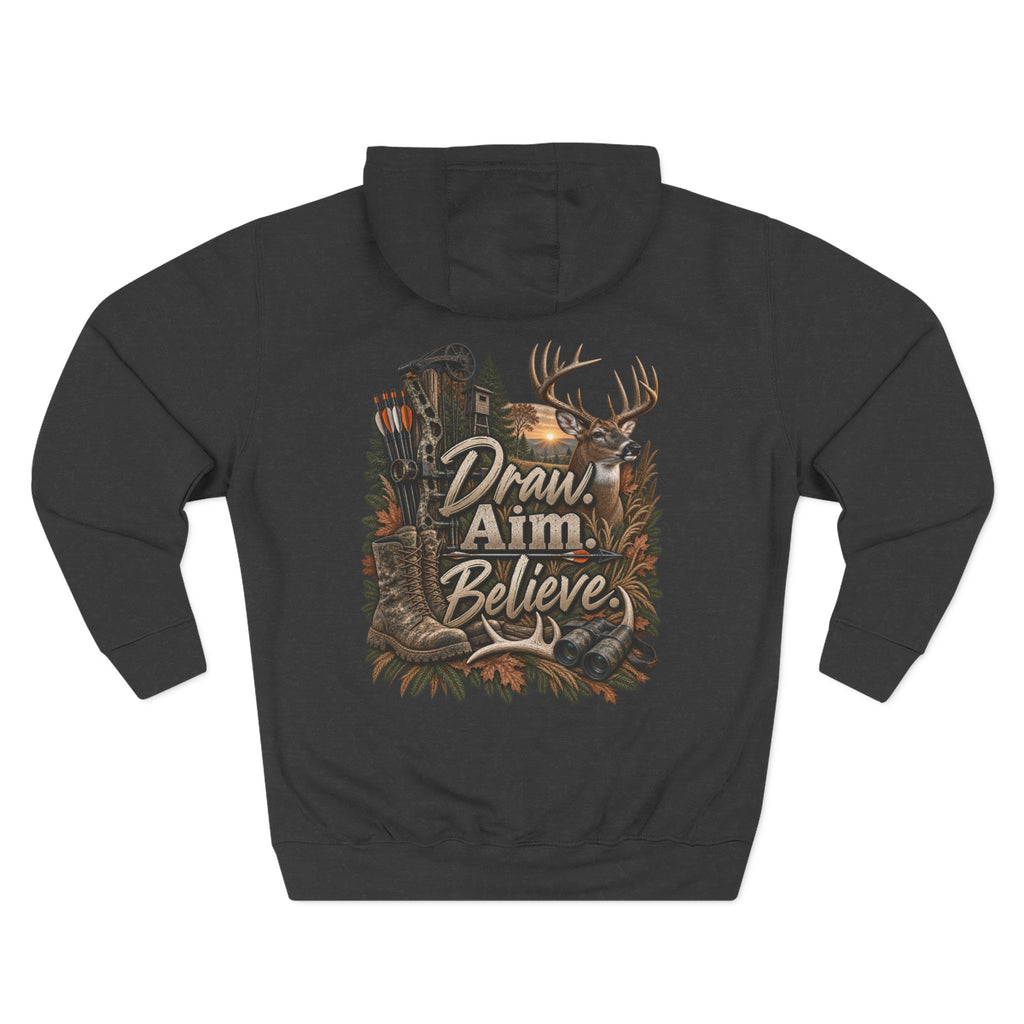 Rack & Ridge | Draw. Aim. Believe. Hoodie