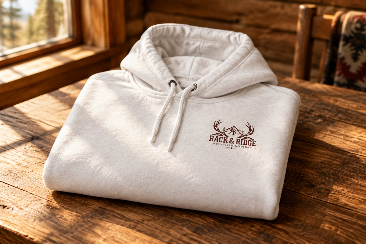 Rack & Ridge Hunting Hoodie — Patience. Persistence. Precision.