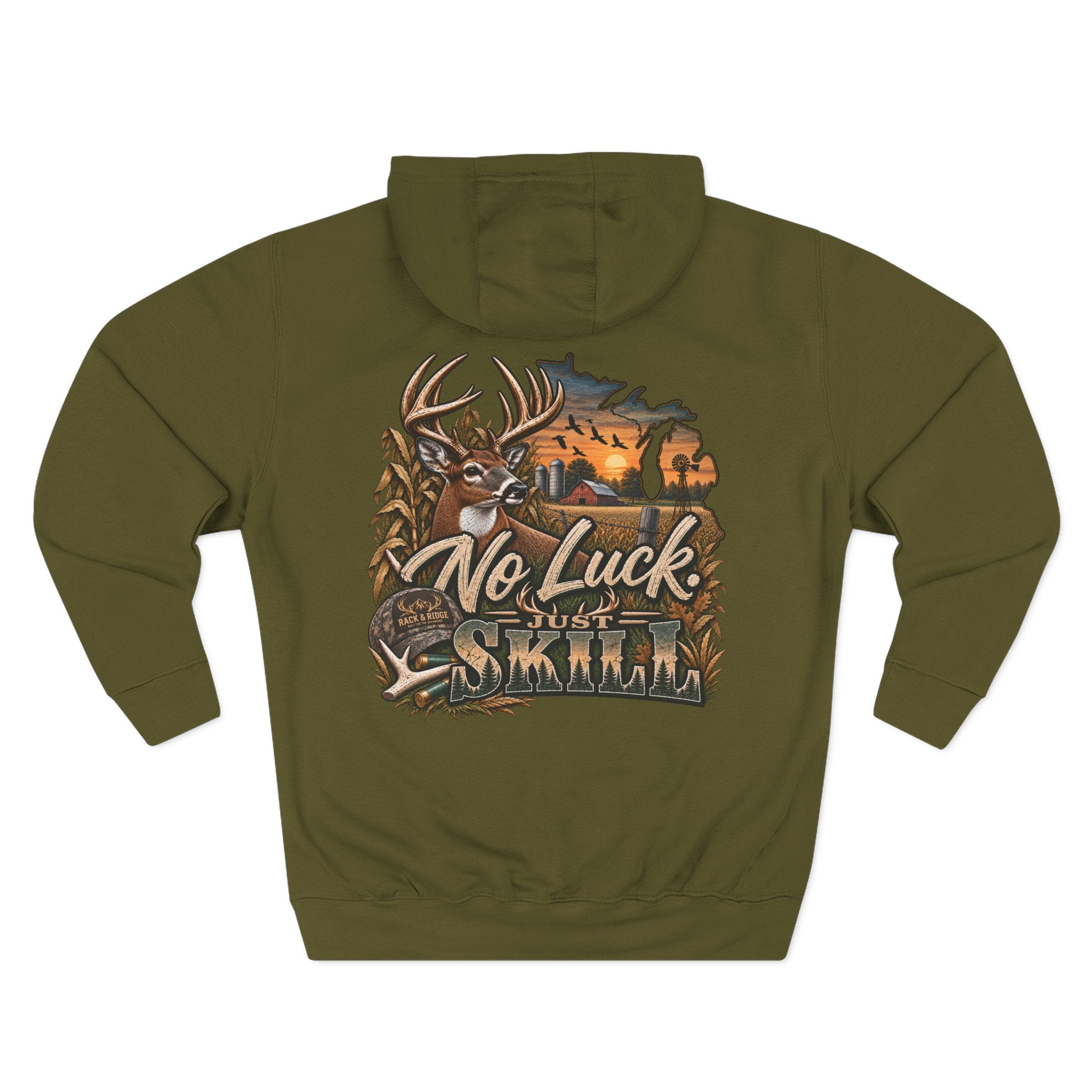 Rack & Ridge | No luck. Just skill Hoodie