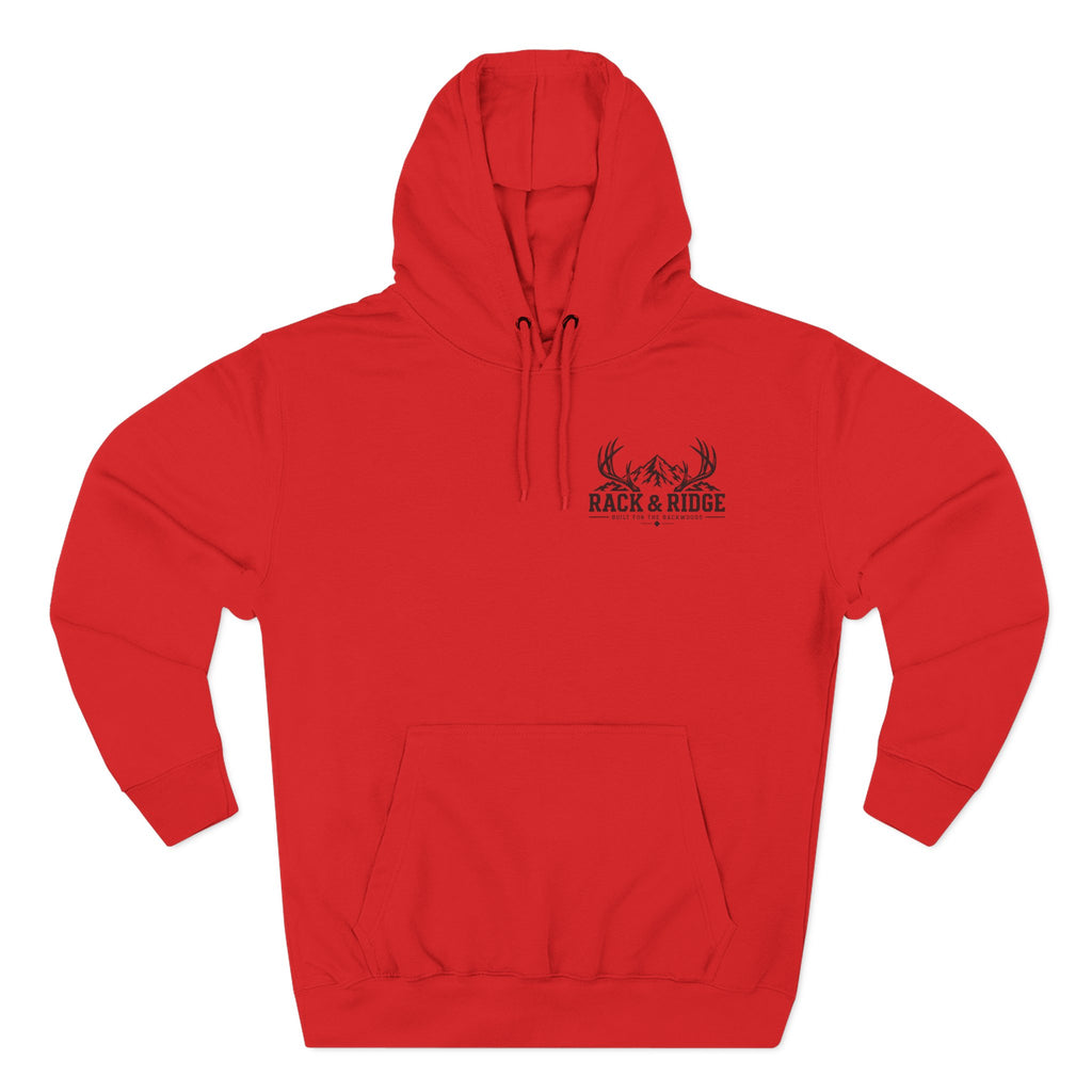 "Frozen but Fishin' "| Rack & Ridge Hoodie