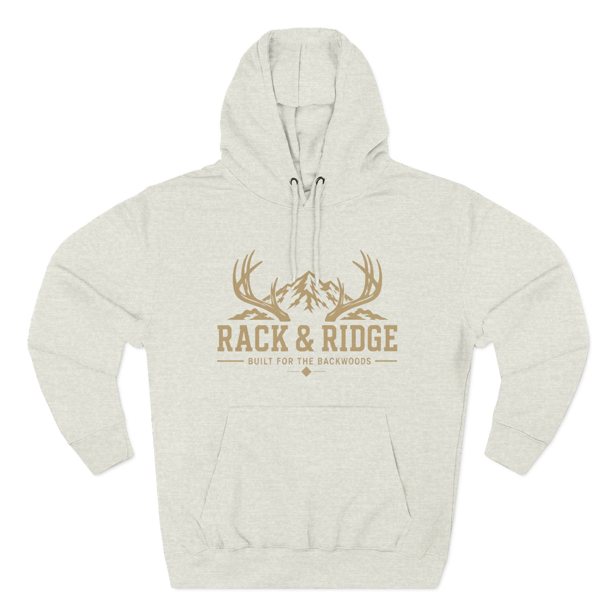 Rack & Ridge Outdoor Hoodie — Hunting Antler Logo