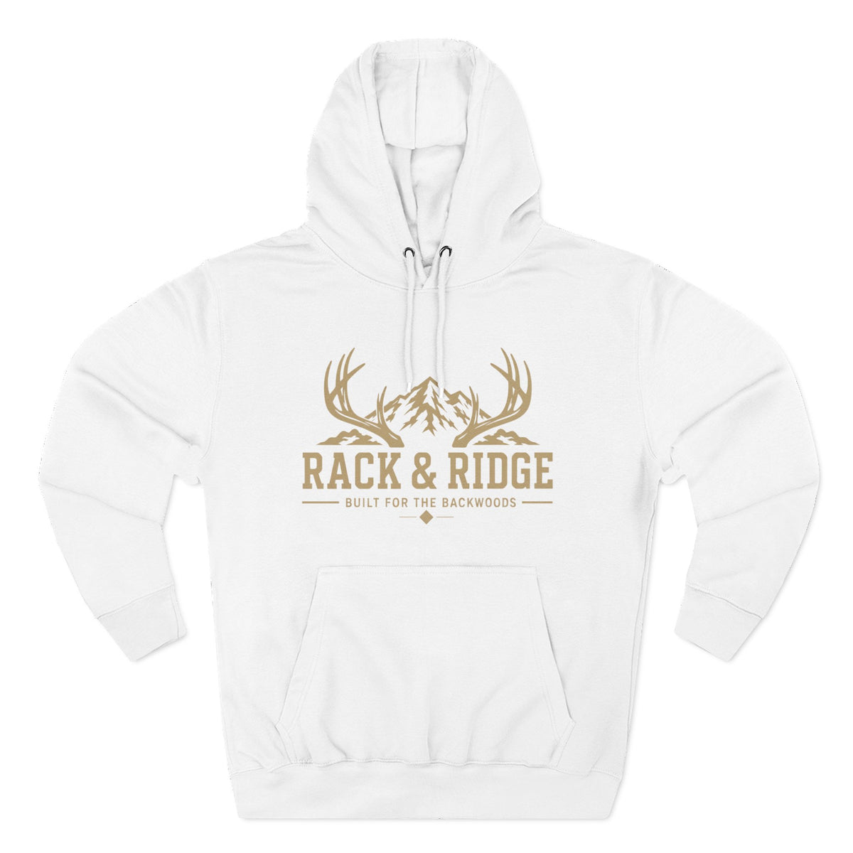 Rack & Ridge Outdoor Hoodie — Hunting Antler Logo