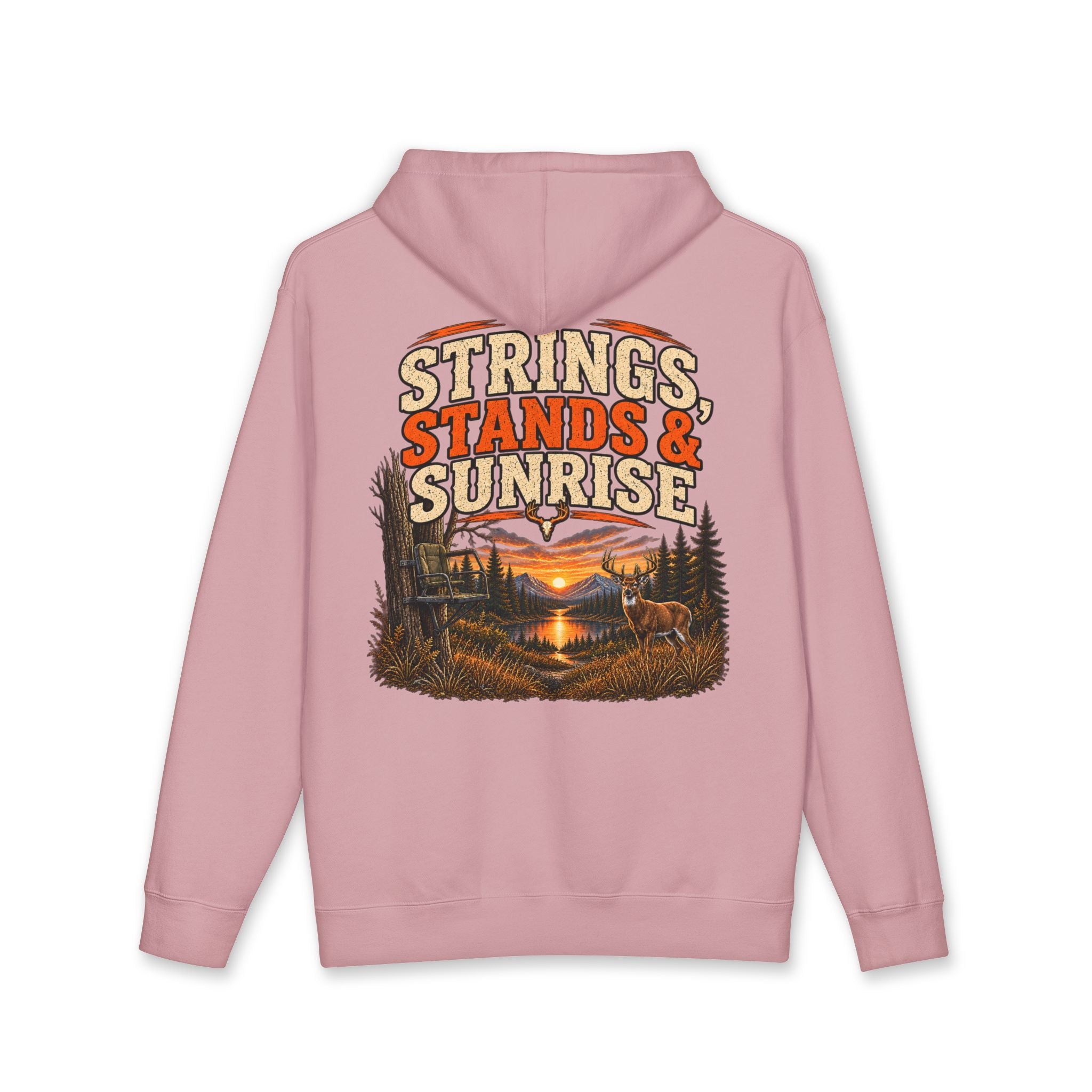 RACK & RIDGE Strings, Stands & Sunrise Adult Unisex Hoodie