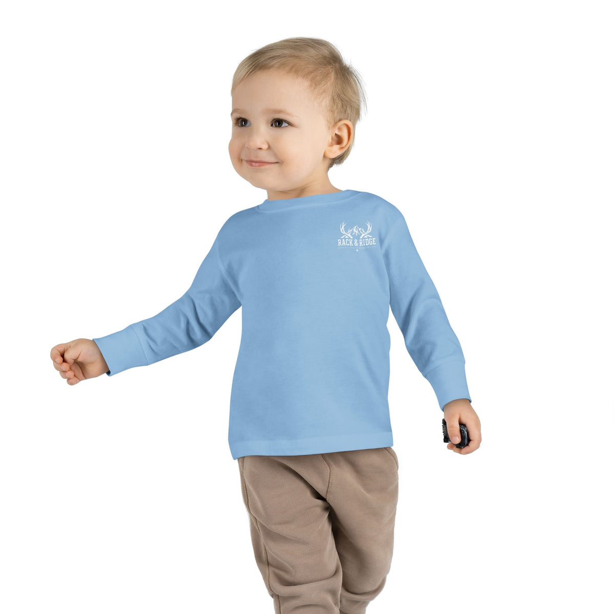 RACK & RIDGE Raised on Deer Camp Toddler Boys' Long-Sleeve Tee