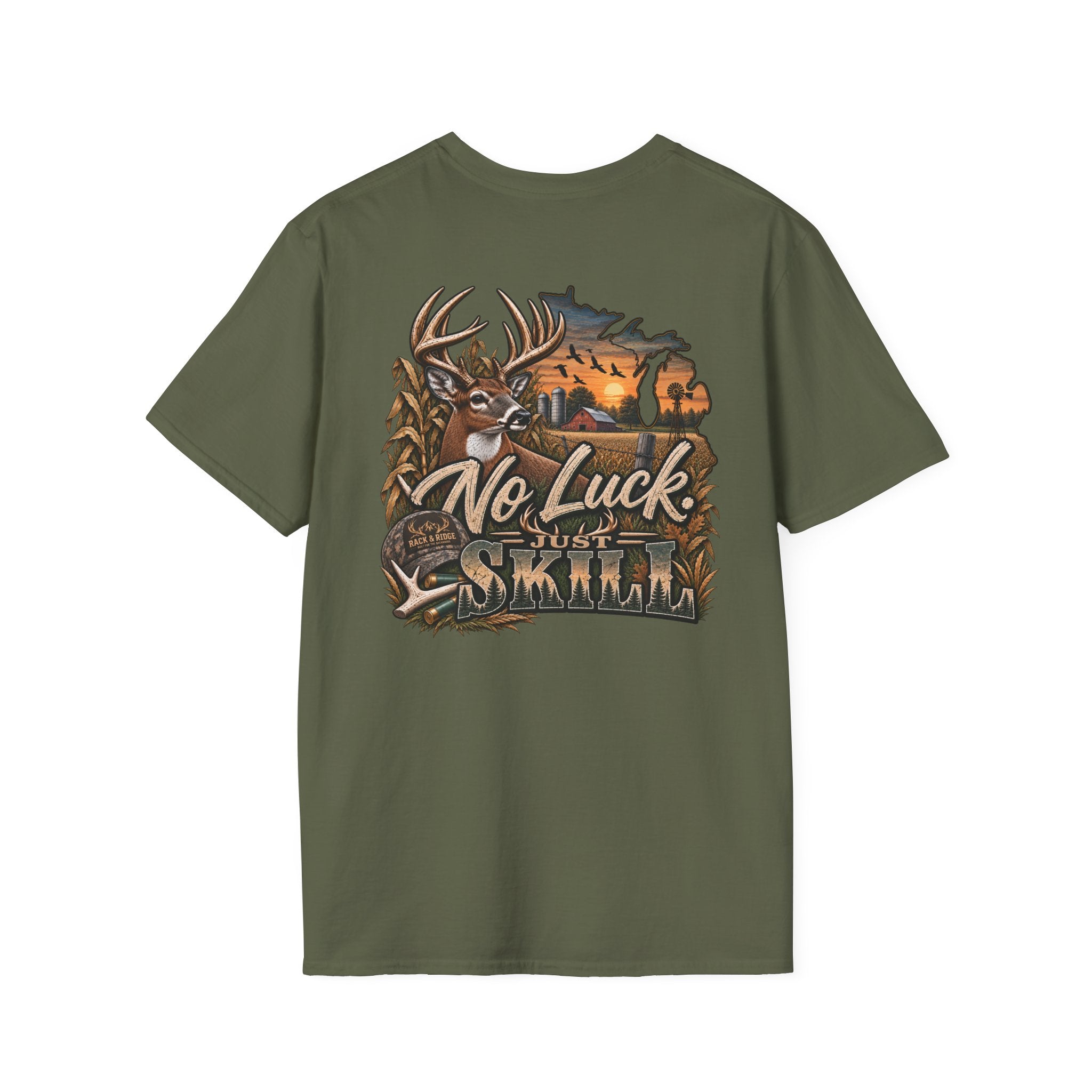 Rack & Ridge | No Luck. Just Skill T-Shirt