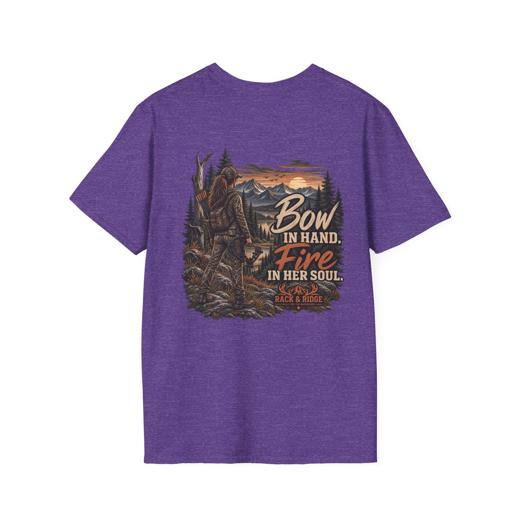 Rack & Ridge | Bow in Hand. Fire in Her Soul. T-Shirt