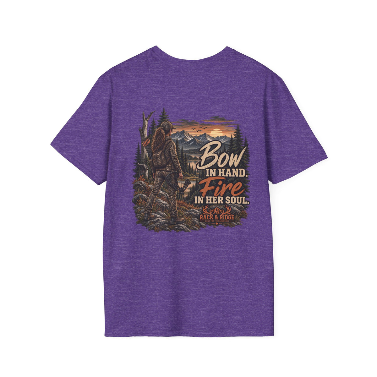 Rack & Ridge | Bow in Hand. Fire in Her Soul. T-Shirt