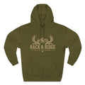Rack & Ridge Outdoor Hoodie — Hunting Antler Logo