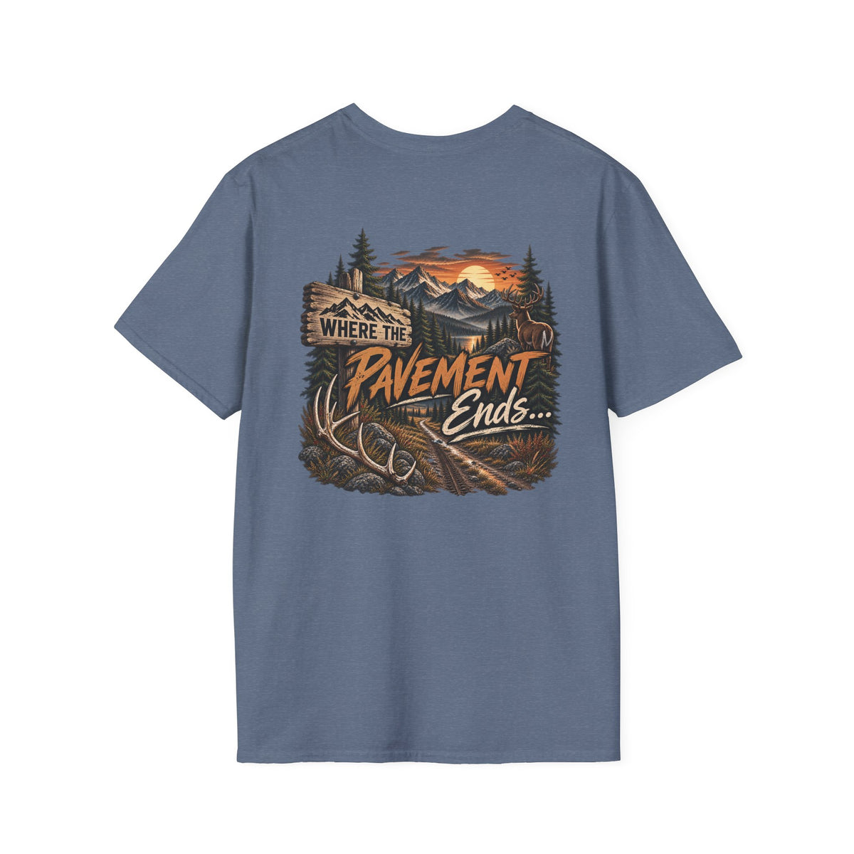 Rack & Ridge | Where the Pavement Ends T-Shirt