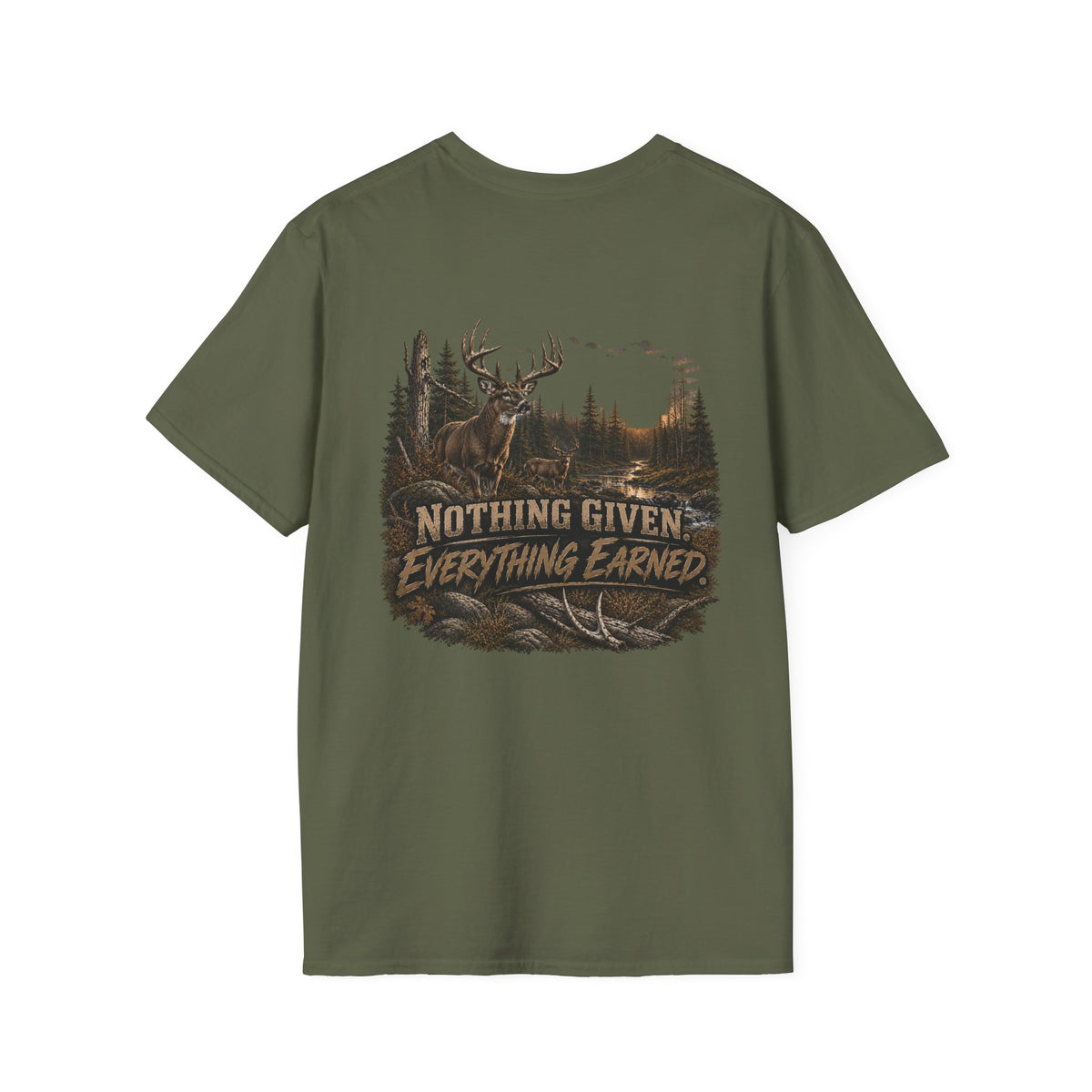 Rack & Ridge | Nothing Given. Everything Earned. T-Shirt