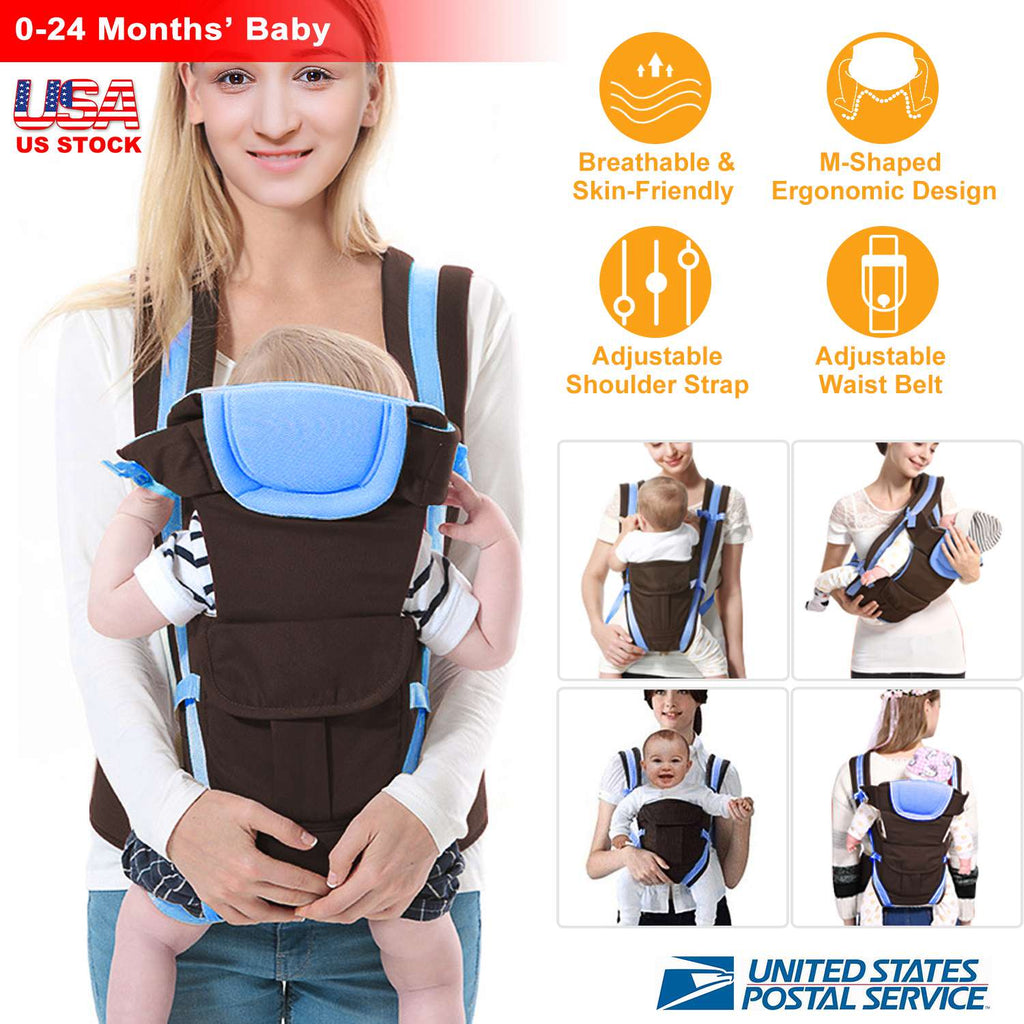 iMounTEK Adjustable Baby Carrier | Padded Straps & Mesh Lining