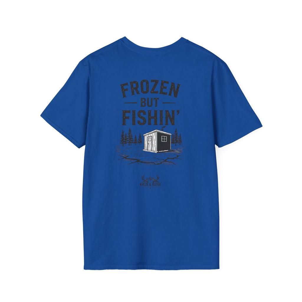 "Frozen but Fishin' " | Rack & Ridge T-Shirt
