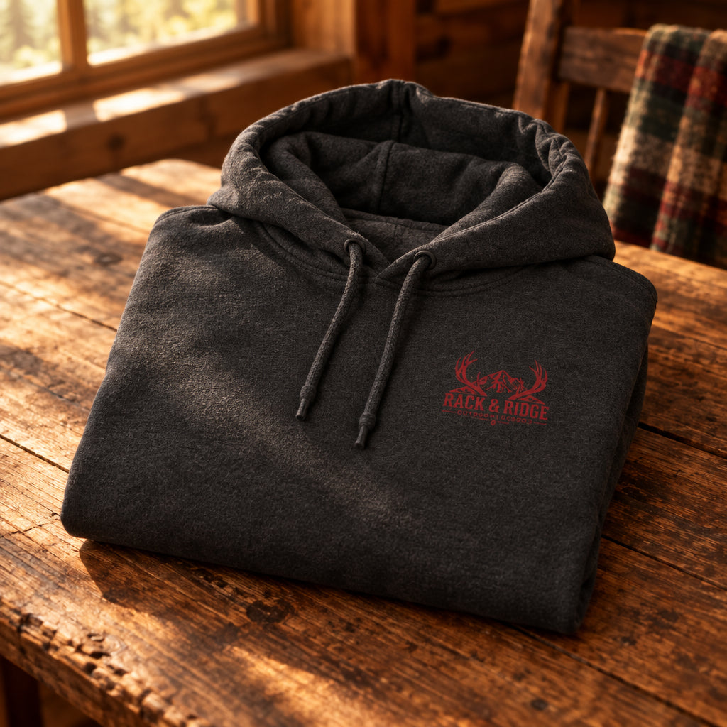 Rack & Ridge Hunting Hoodie — Patience. Persistence. Precision.