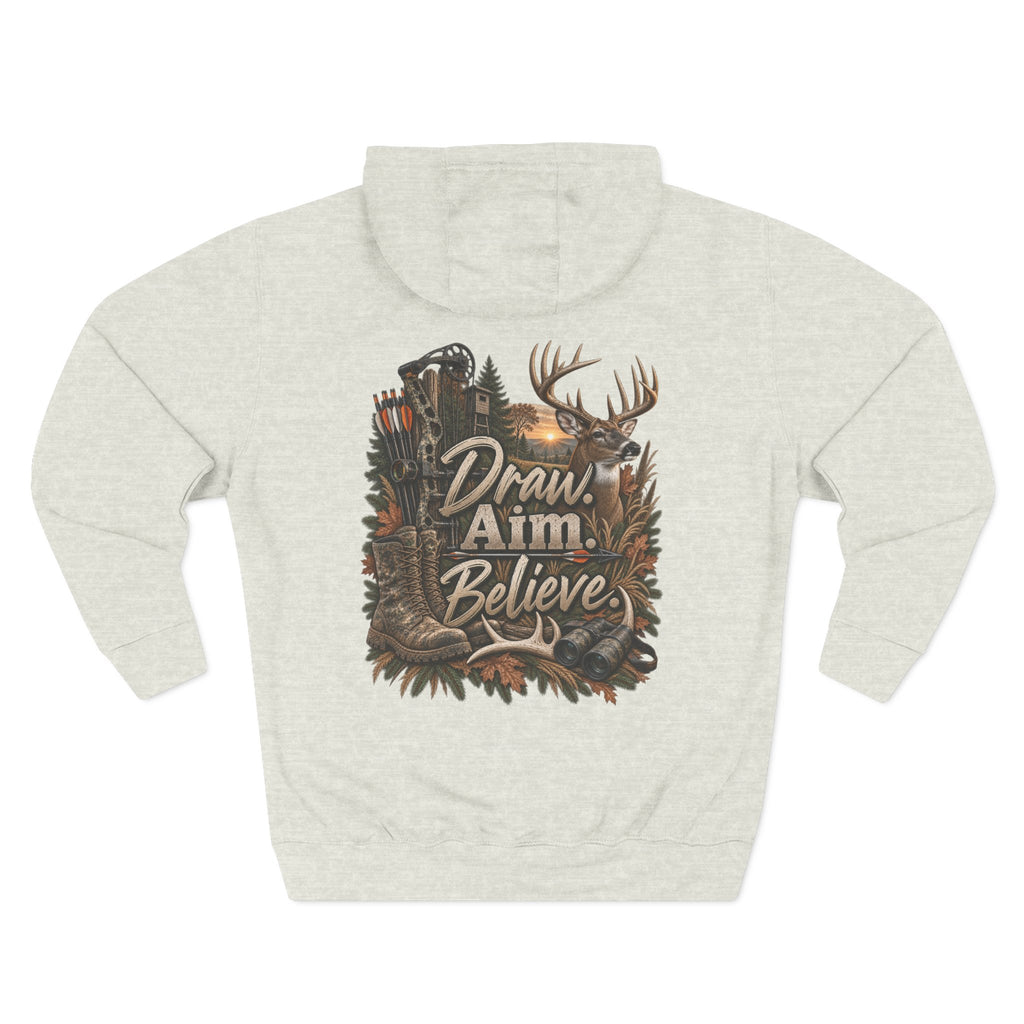 Rack & Ridge | Draw. Aim. Believe. Hoodie