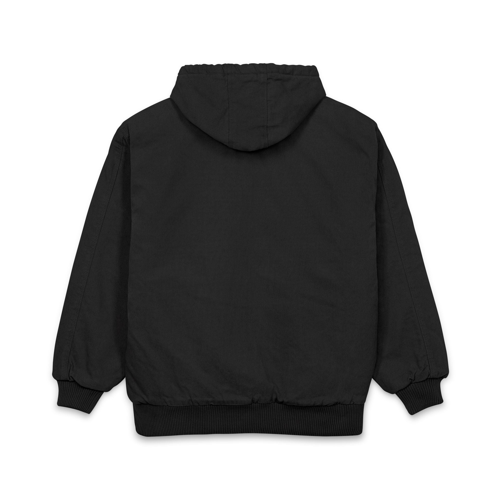 Rack & Ridge Hooded Duck Cloth Insulated Jacket — Embroidered Outdoor Work Coat