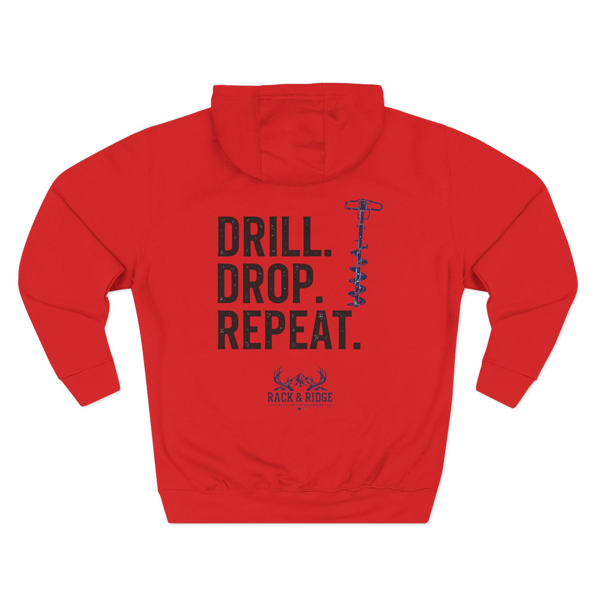 Drill. Drop. Repeat. | Rack & Ridge Hoodie