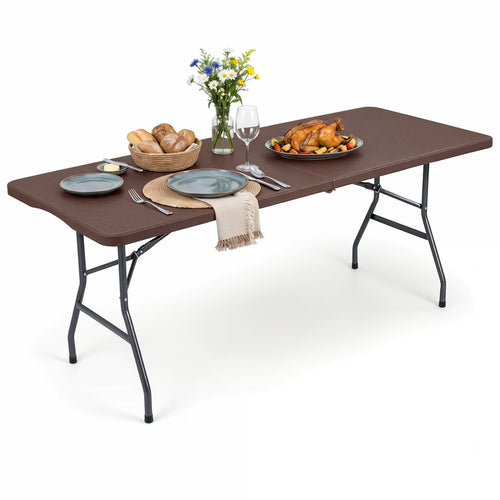 Camping Table | Rattan-Texture Top