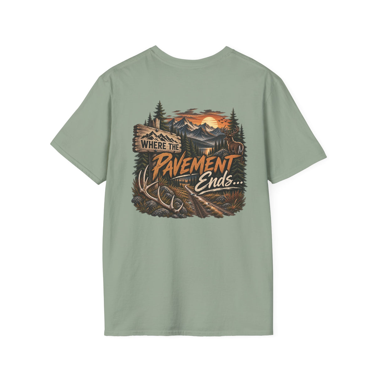 Rack & Ridge | Where the Pavement Ends T-Shirt
