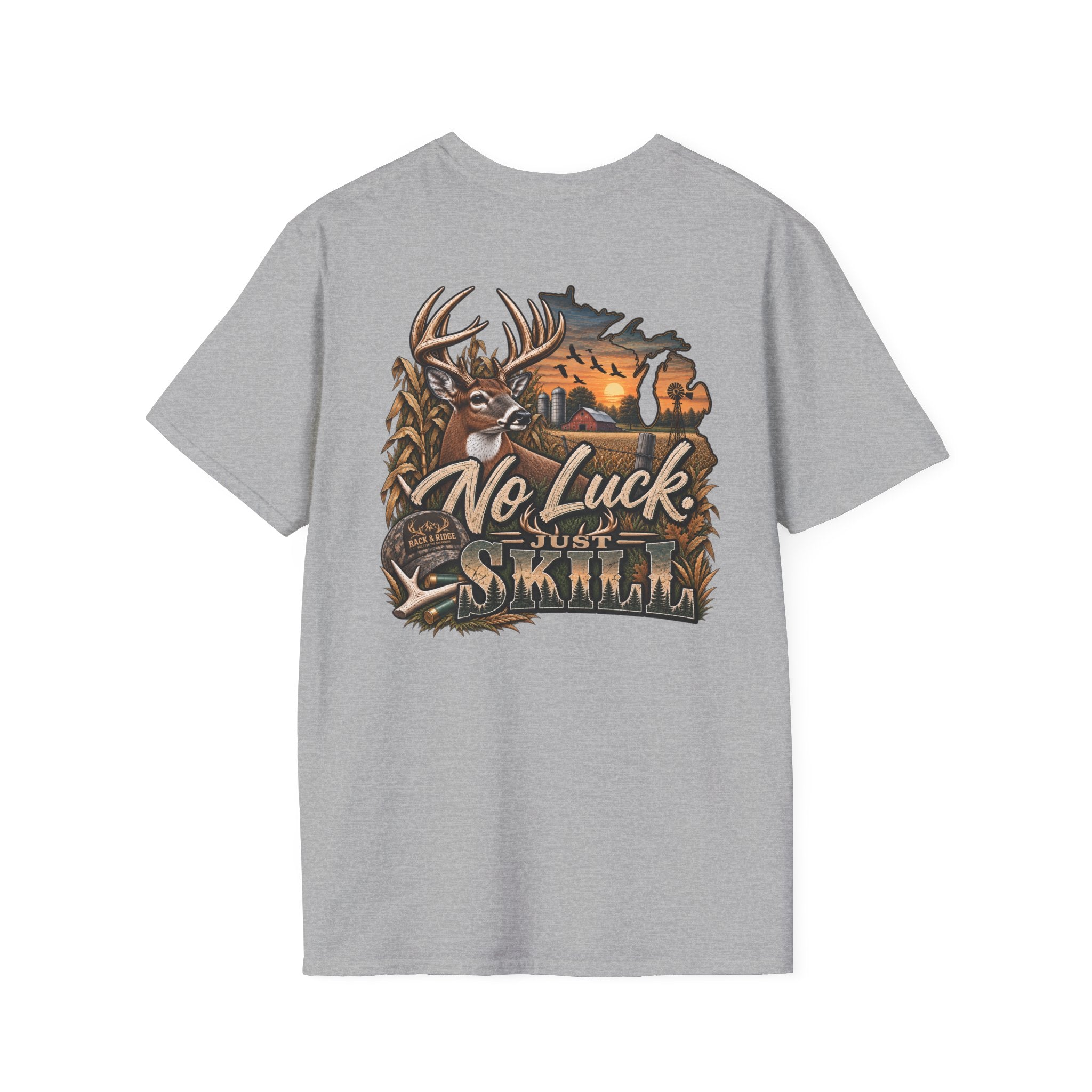 Rack & Ridge | No Luck. Just Skill T-Shirt