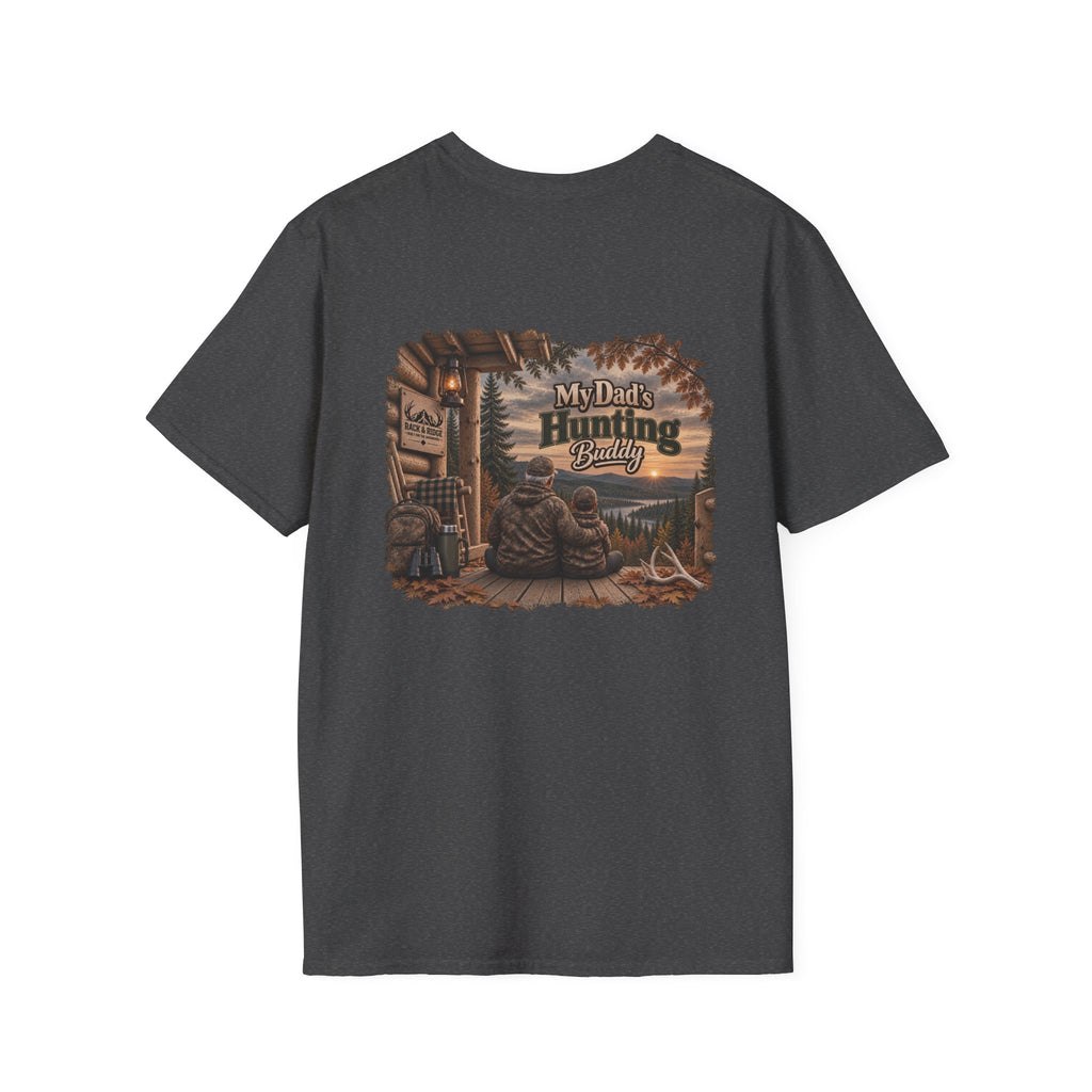 Rack & Ridge “My Dad’s Hunting Buddy” Tee — Grandpa & Grandson Outdoor Shirt