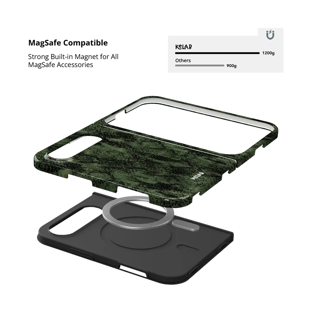 Emerald Python | Olive Green Snake Print iPhone Case