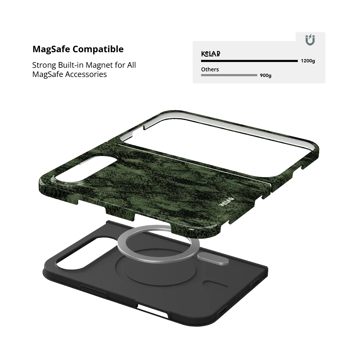 Emerald Python | Olive Green Snake Print iPhone Case
