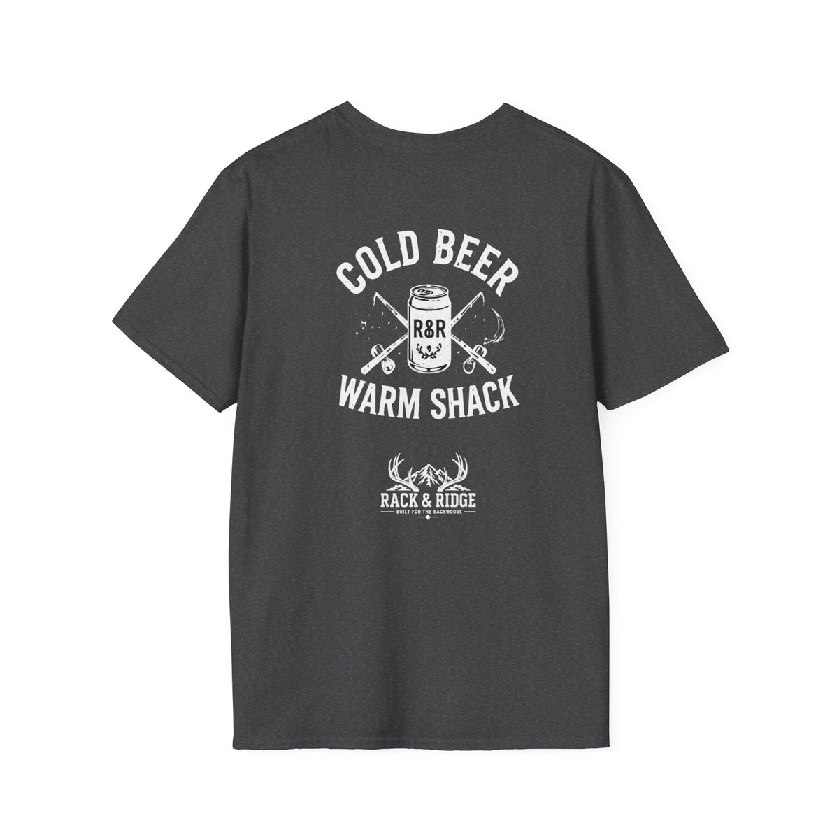 Cold Beer. Warm Shack.| Rack & Ridge T-Shirt