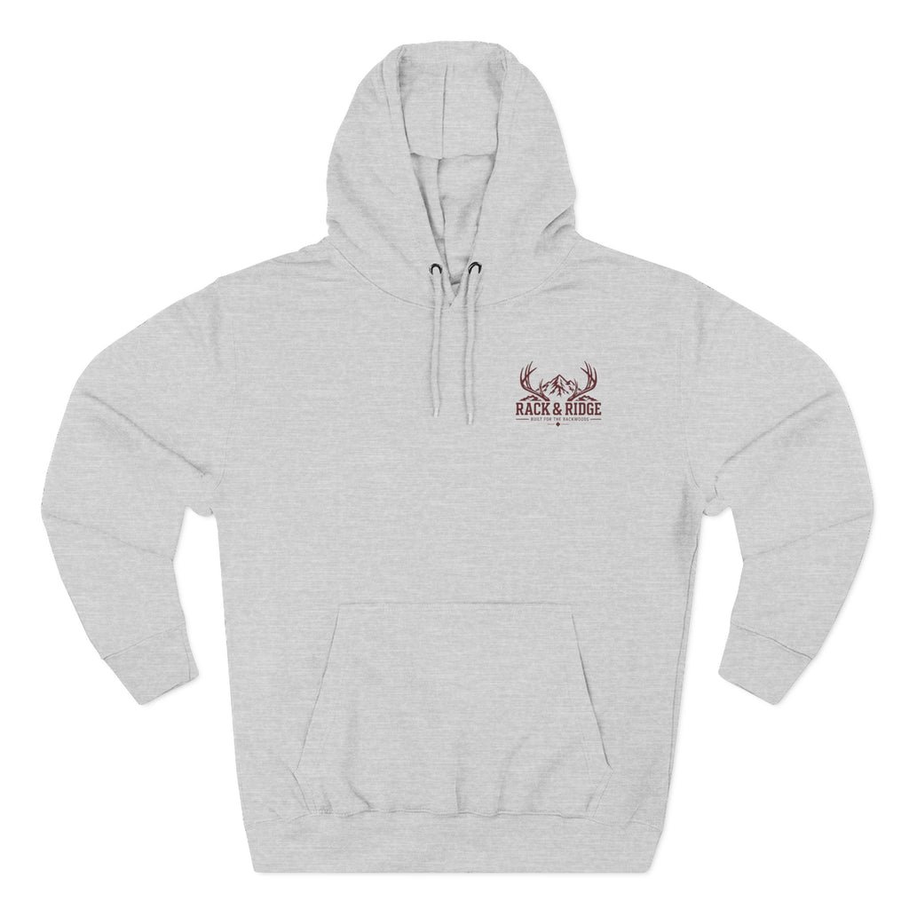 Rack & Ridge “My Dad’s Hunting Buddy” Hoodie — Grandpa & Grandson Outdoor Fleece