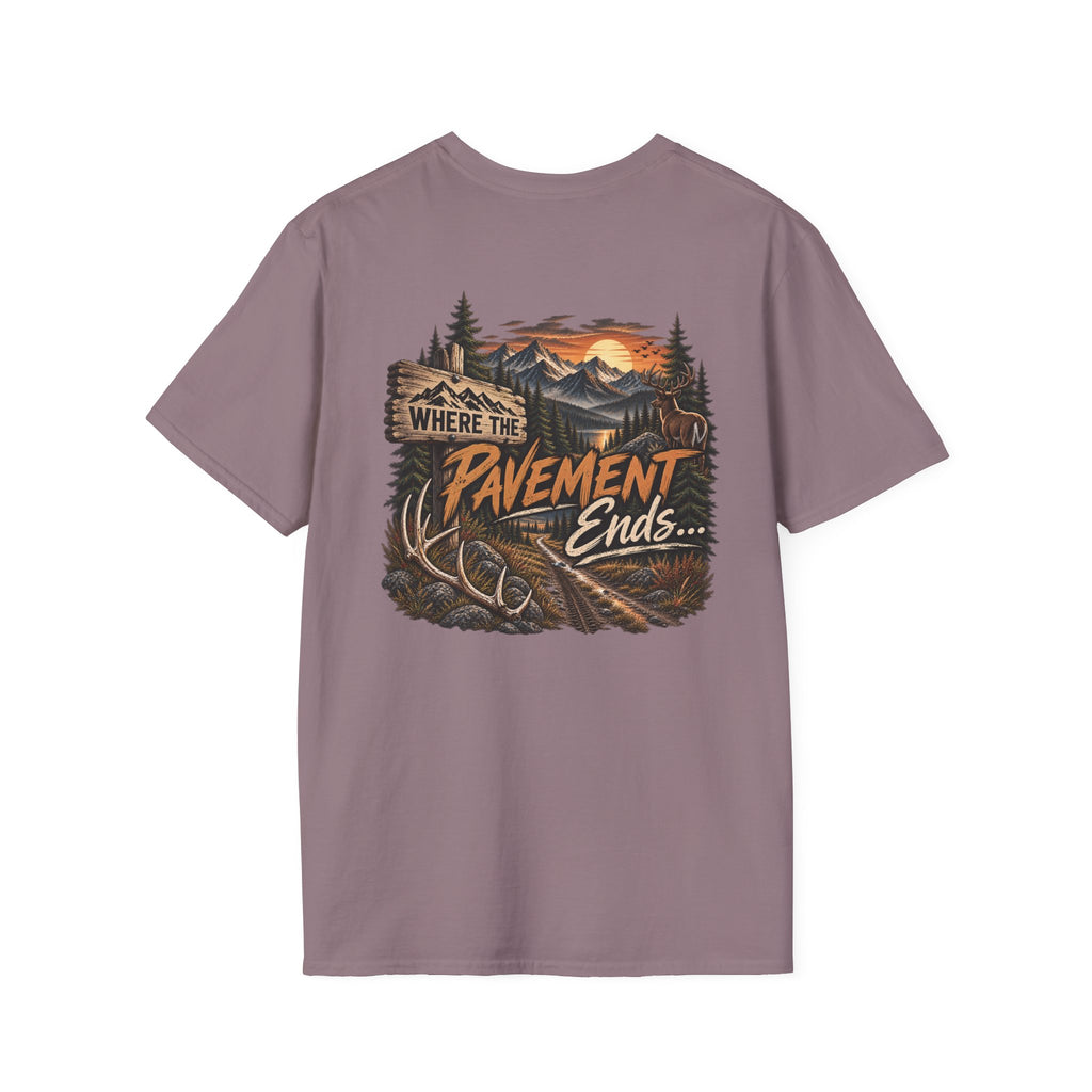 Rack & Ridge | Where the Pavement Ends T-Shirt