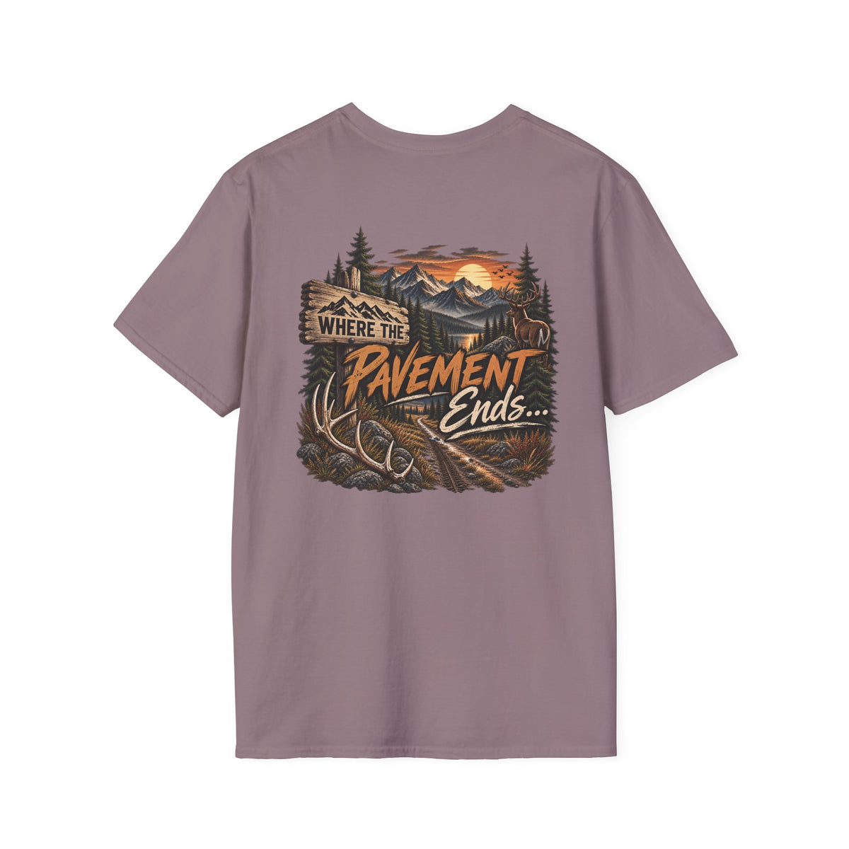 Rack & Ridge | Where the Pavement Ends T-Shirt