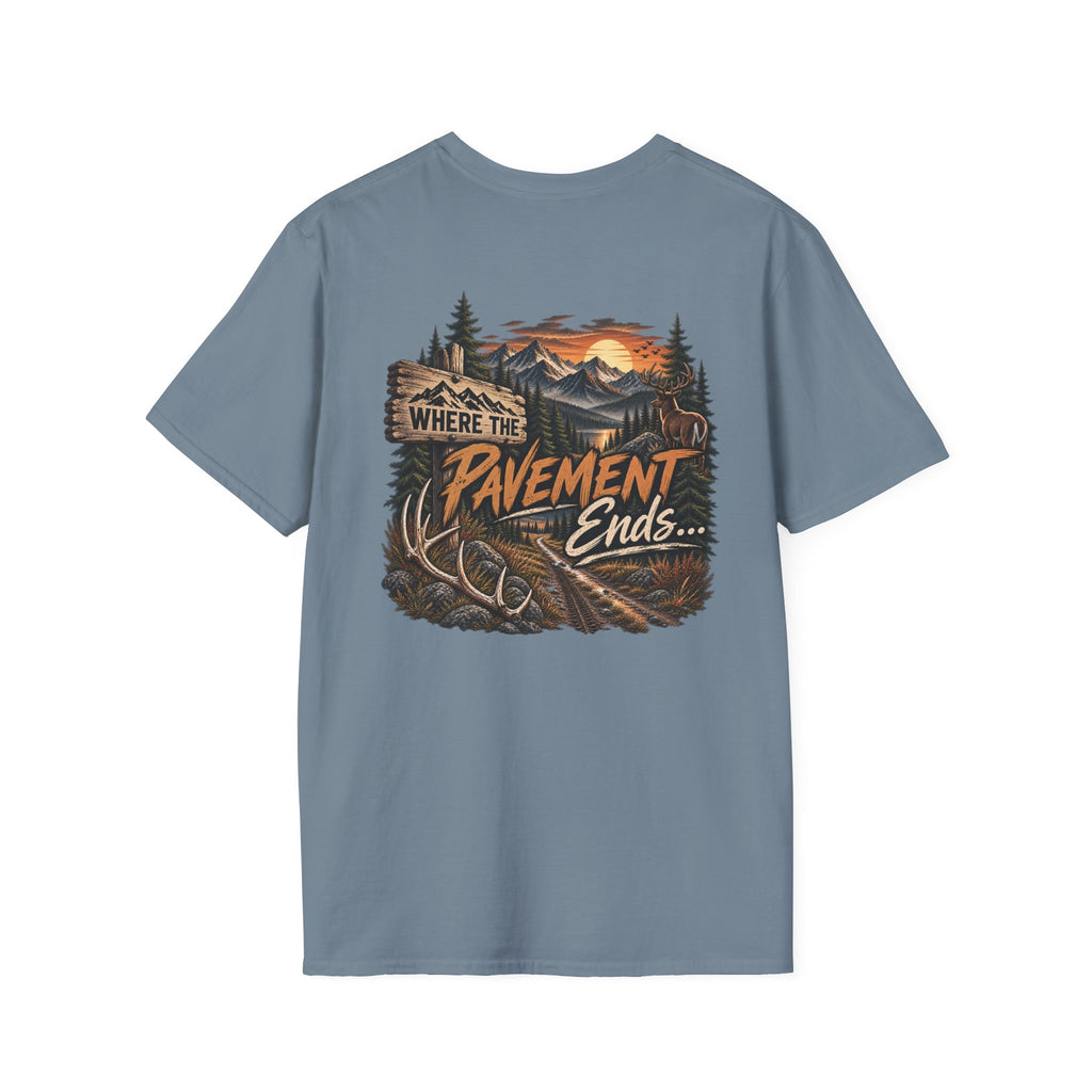 Rack & Ridge | Where the Pavement Ends T-Shirt