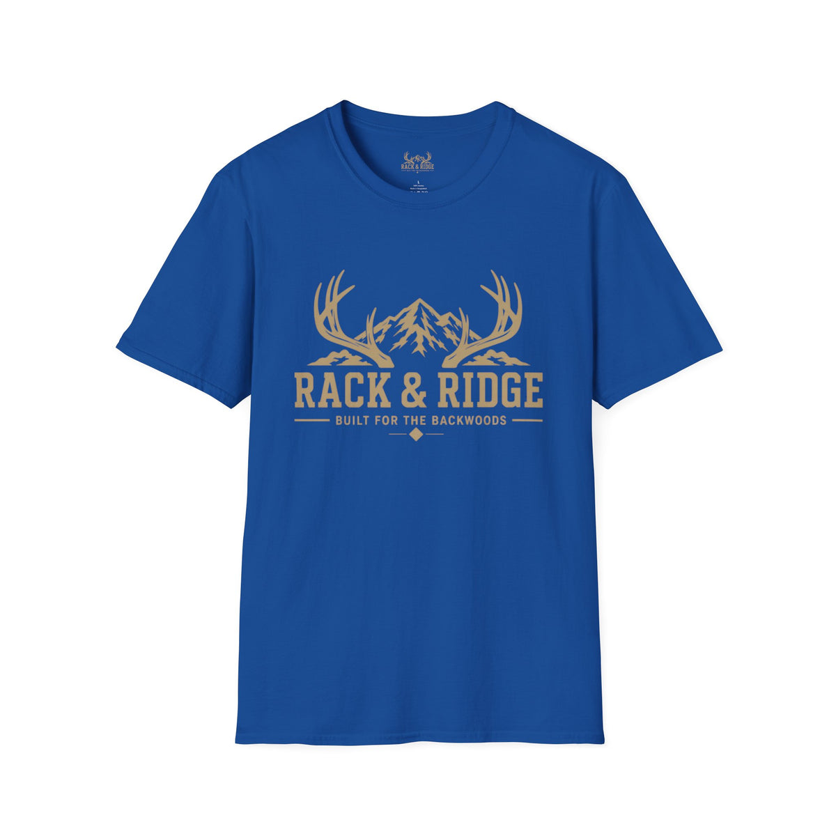Rack & Ridge Mountain Antler Logo T-Shirt — Outdoor Hunting