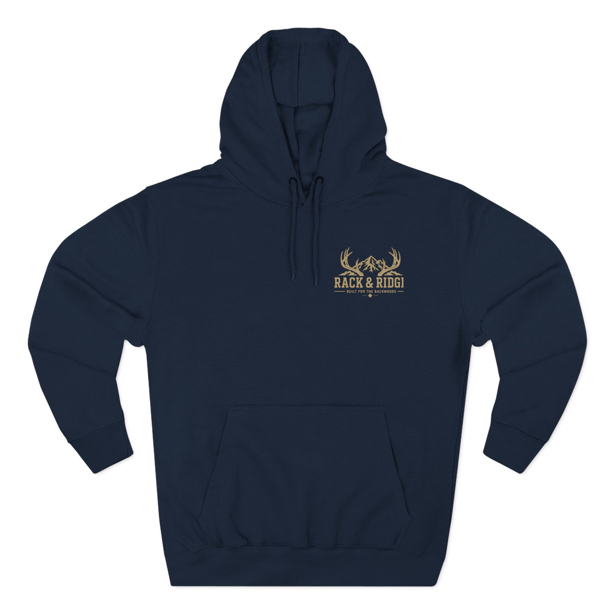 Hunt Hard. Live Wild. Flag | Rack & Ridge Hoodie