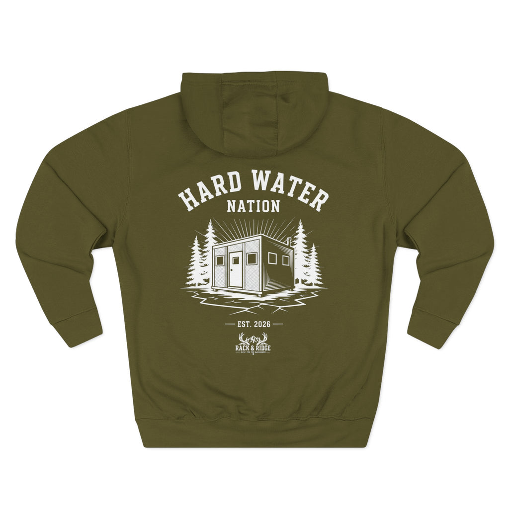 "Hard Water Nation" | Rack & Ridge Hoodie