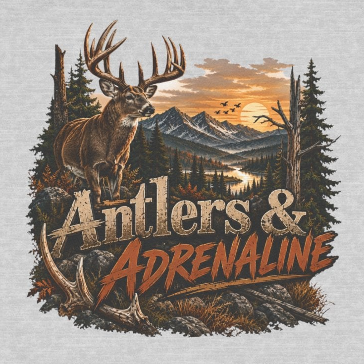 Rack & Ridge | Antlers & Adrenaline Hoodie