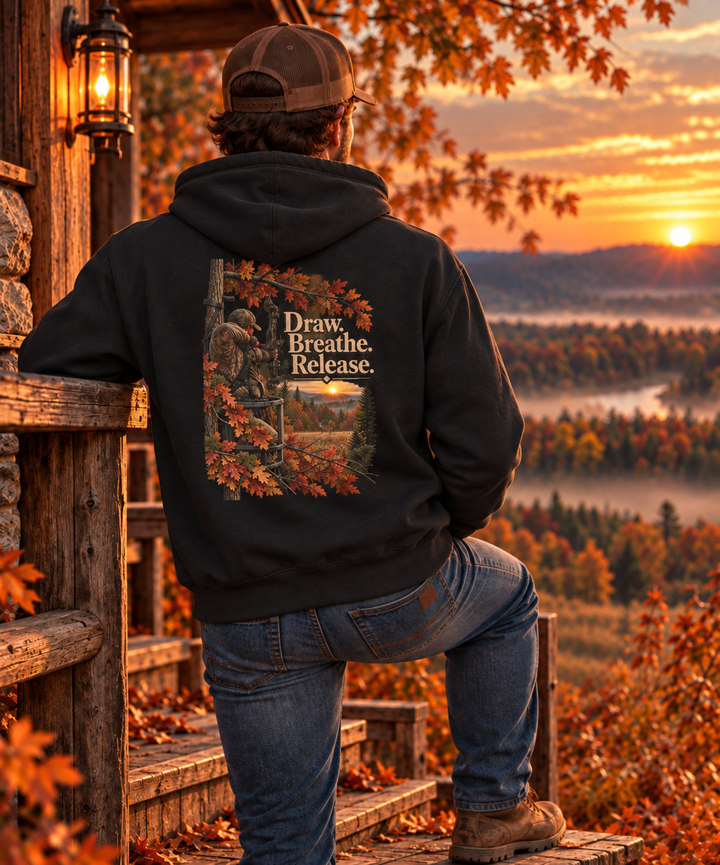 Rack & Ridge | Draw. Breathe. Release. Hoodie