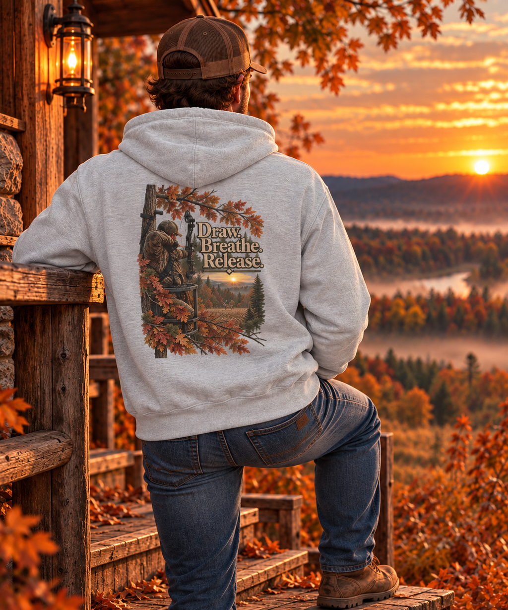 Rack & Ridge | Draw. Breathe. Release. Hoodie