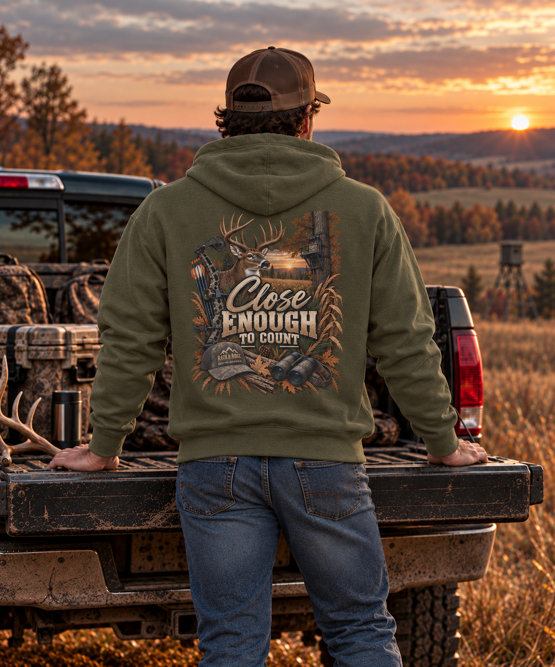 Rack & Ridge | Close Enough to Count Hoodie