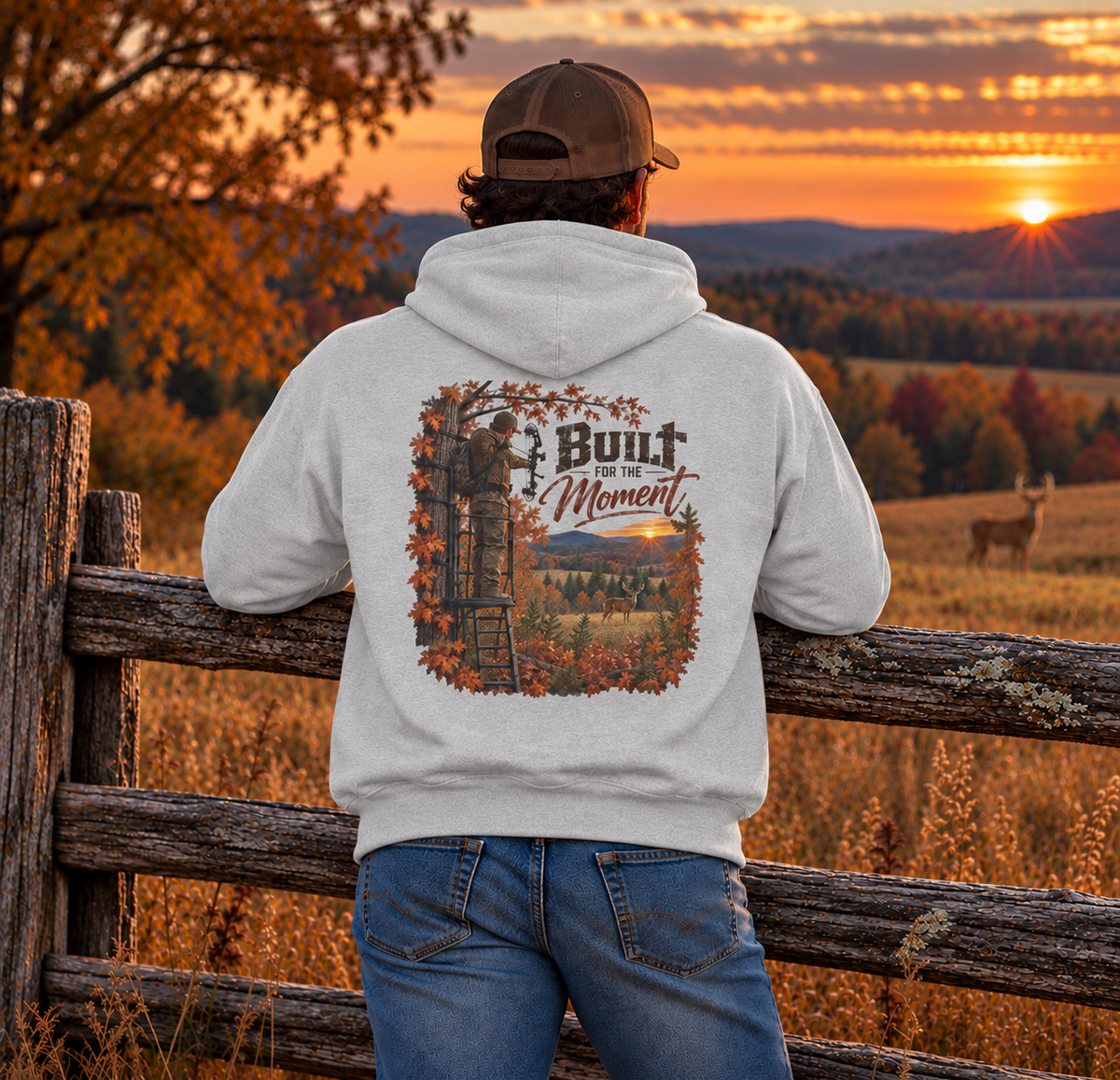 Rack & Ridge “Built for the Moment” Hoodie — Outdoor Hunting Fleece