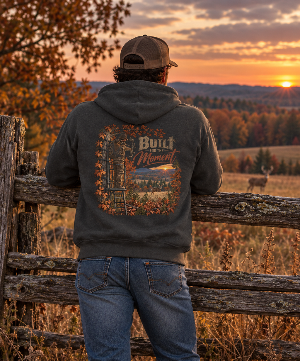 Rack & Ridge “Built for the Moment” Hoodie — Outdoor Hunting Fleece