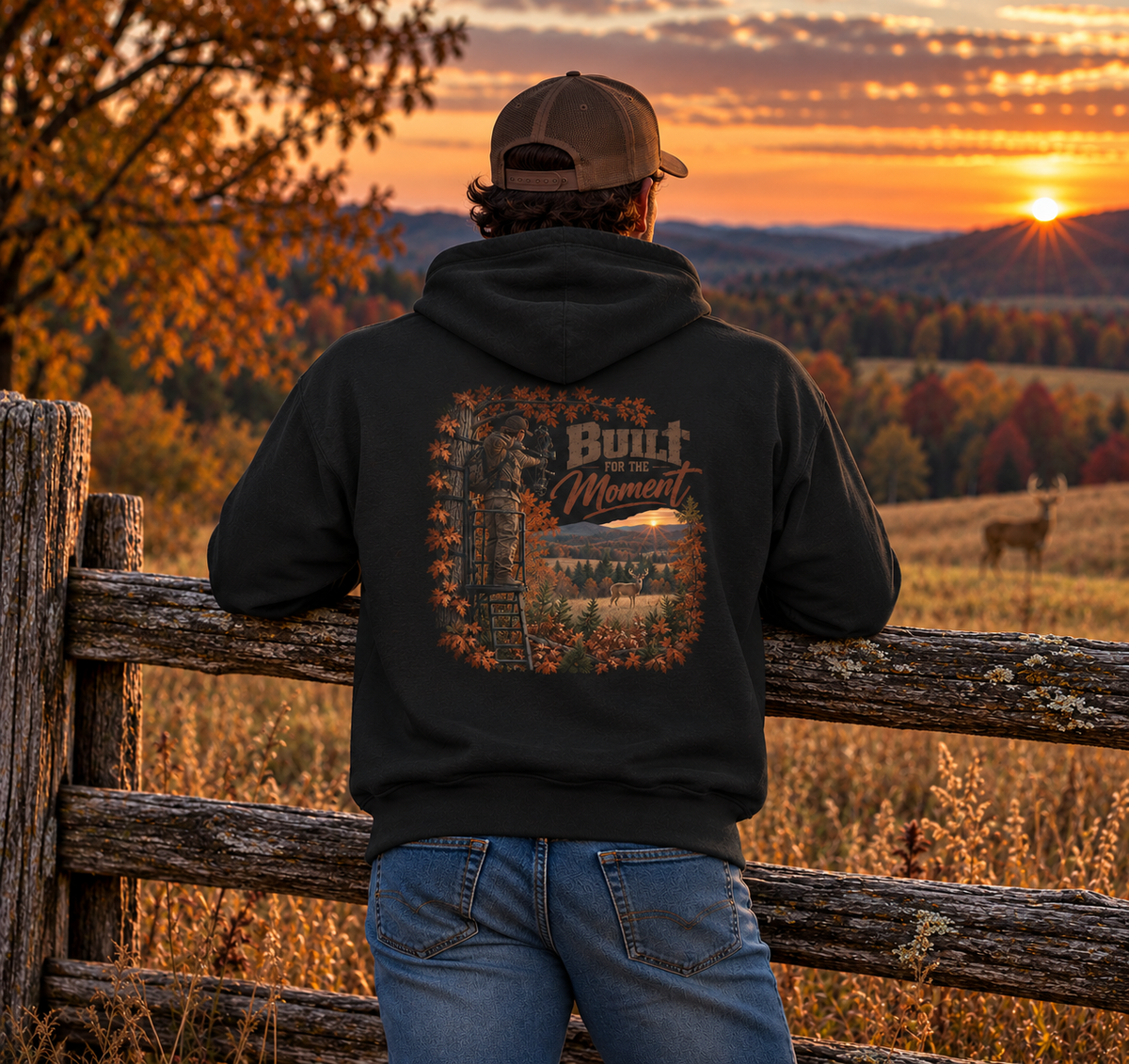 Rack & Ridge “Built for the Moment” Hoodie — Outdoor Hunting Fleece